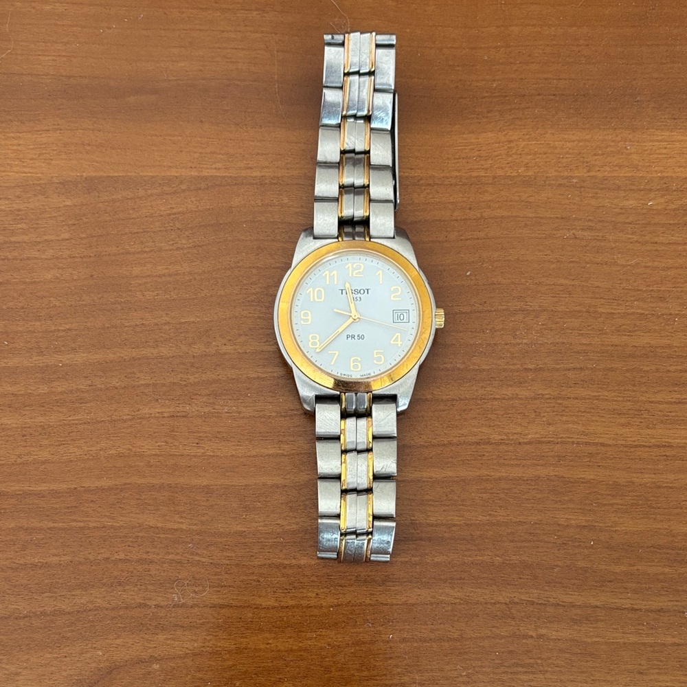 Tissot Silver and Gold Men's Watch